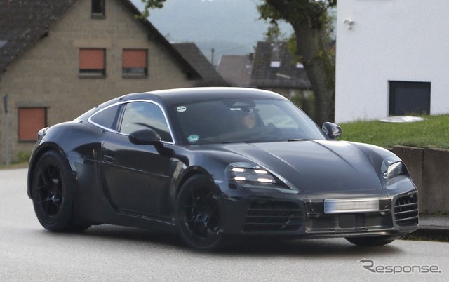 ポルシェ 718ケイマン EV 市販型プロトタイプ スクープ写真