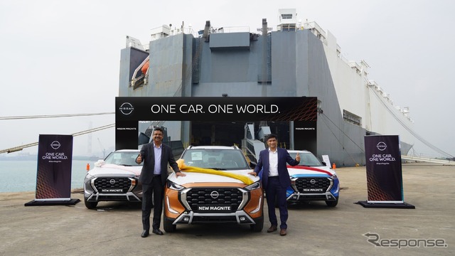 日産の小型SUＶ『マグナイト』の左ハンドル仕様の輸出開始