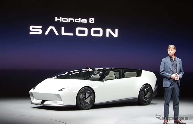 2026年の発売が発表されたホンダ ゼロシリーズ。写真は「サルーン」