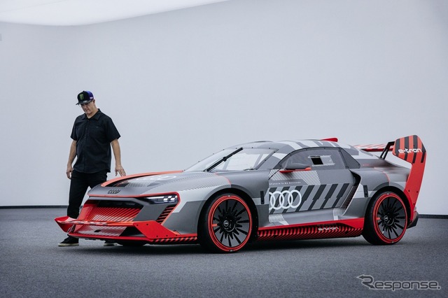 ケン・ブロックとアウディS1 Hoonitron(参考画像)