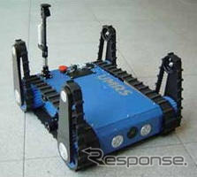 レスキューロボット向け 高速走行アクチュエータ…バンドー化学が開発