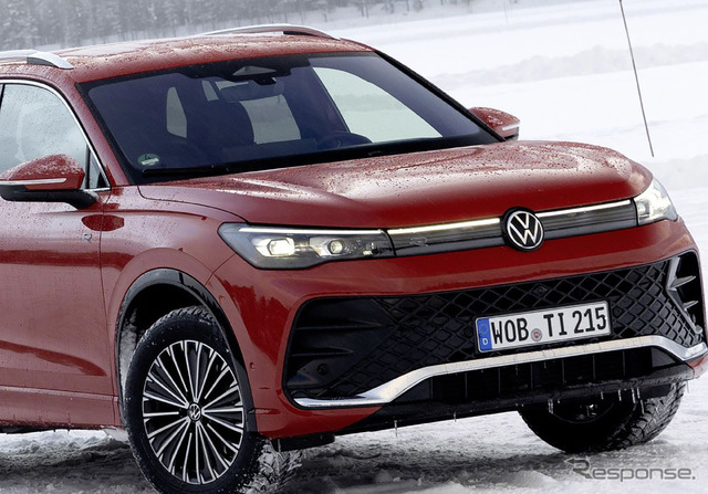 GTIゆずりのターボエンジンを搭載するVW ティグアン(欧州仕様)