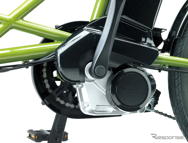 高い信頼性を誇るパナソニック サイクルテック社製自転車用電動アシストユニットの採用