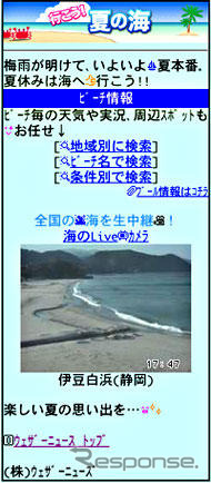 【夏休み】ウェザーニューズが情報配信…海だ、クラゲだ、バーベキューだ