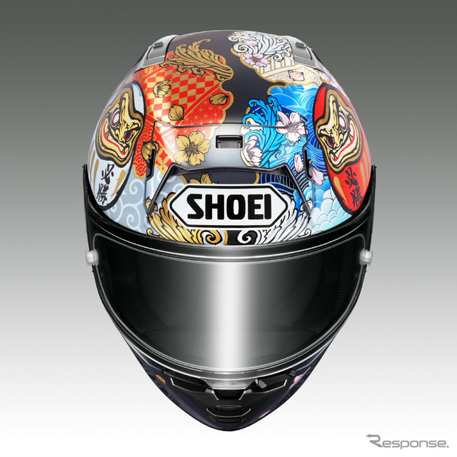 SHOEI、フルフェイスモデル・X-Fifteeにマルク・マルケス選手日本GP仕様限定グラフィックモデルを追加