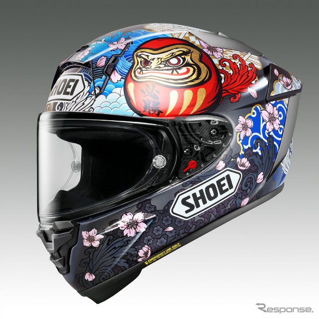 SHOEI、フルフェイスモデル・X-Fifteeにマルク・マルケス選手日本GP仕様限定グラフィックモデルを追加