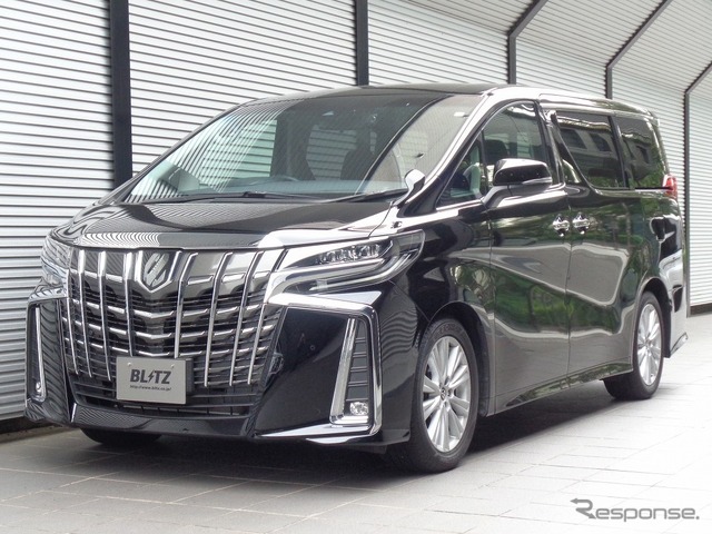 DAMPER ZZ-R L AGH35W装着例(フロント:28mmダウン / リア:34mmダウン)