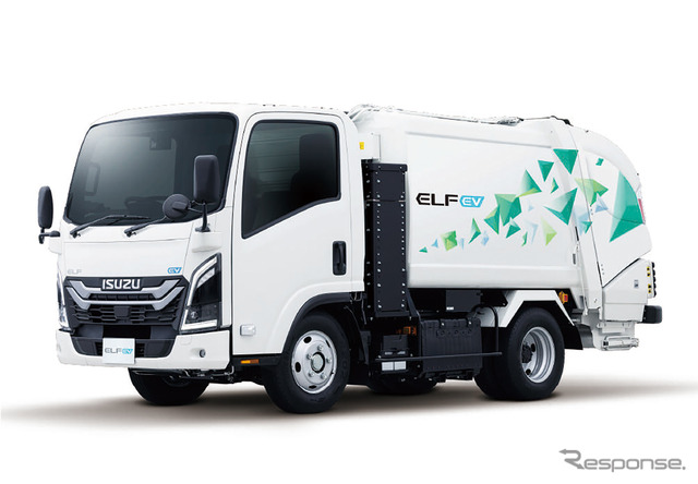 いすゞ エルフEVの塵芥車