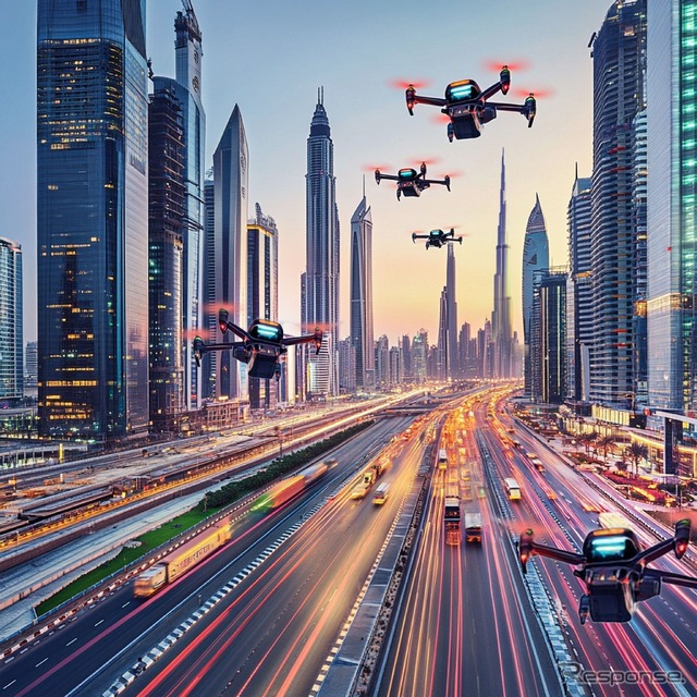 アラブ首長国連邦（UAE）がエアタクシーと貨物用ドローンのための空中回廊マッピングを開始