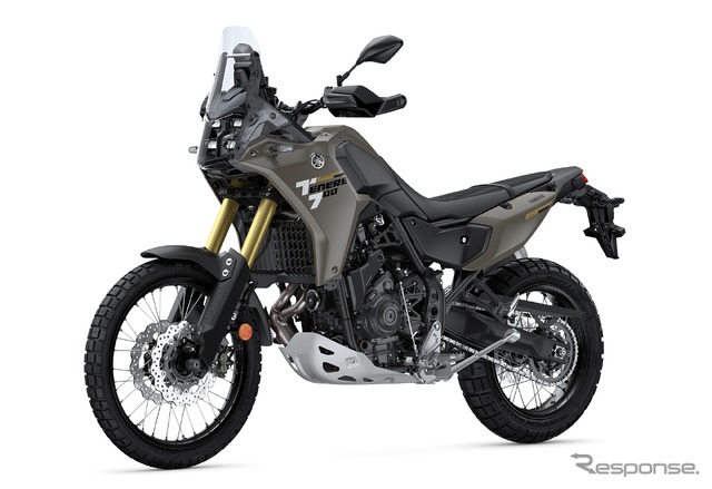 ヤマハ テネレ700 ABS 2025年モデル(マットイエローイッシュグレーメタリック2)