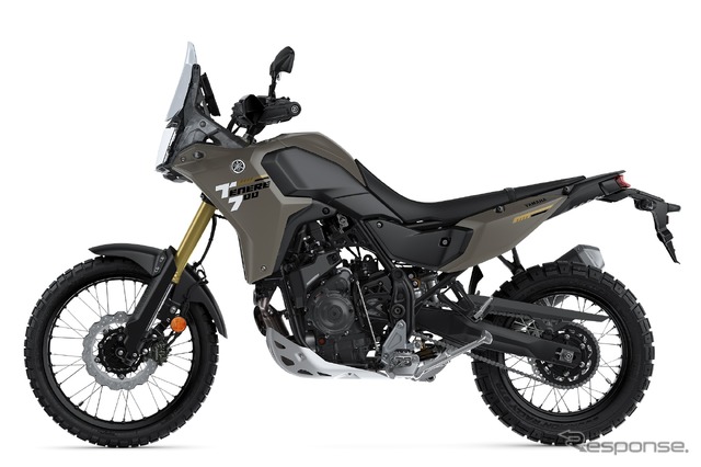 ヤマハ テネレ700 ABS 2025年モデル(マットイエローイッシュグレーメタリック2)