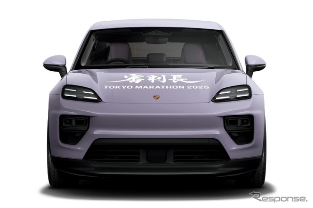 ポルシェ・マカン東京マラソン2025オフィシャルカー
