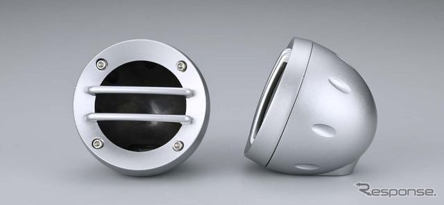 BEWITH スピーカーアクセサリー 砲弾型エンクロージュア 「G-50AS」（2個1組）外形寸法W78×H78×D70mm、質量140g（1個あたり）、ユニット＆グリル用ネジ8個、底面固定用ネジ3個付属