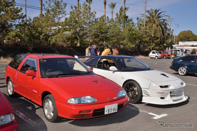 静岡・三保レトロカーフェスティバル いすゞ+スバルミーティング