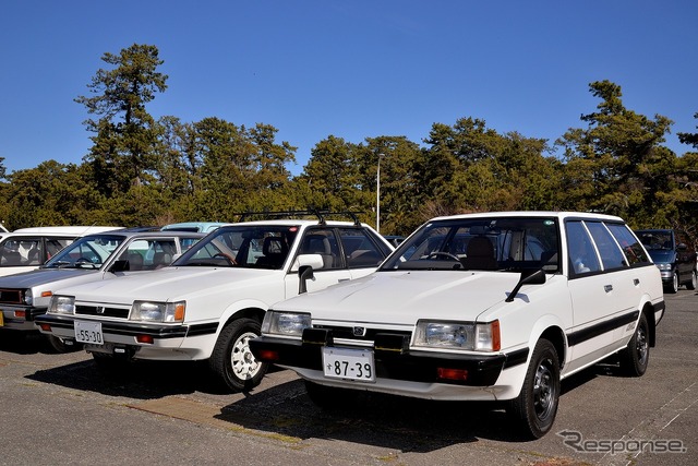静岡・三保レトロカーフェスティバル いすゞ+スバルミーティング