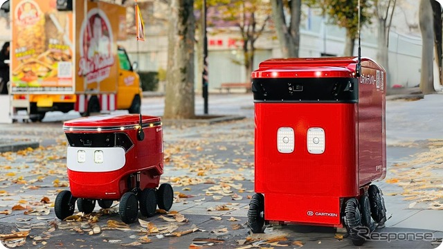 海外における中速・中型ロボットの活用状況：Cartken