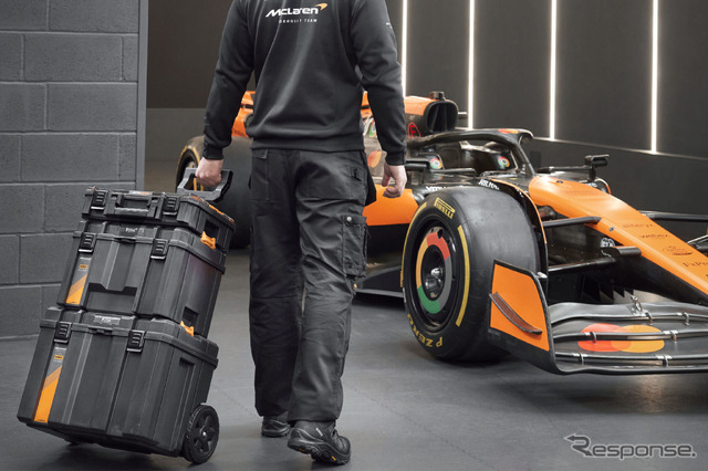 DEWALT×McLaren F1チーム TSTAKタワー