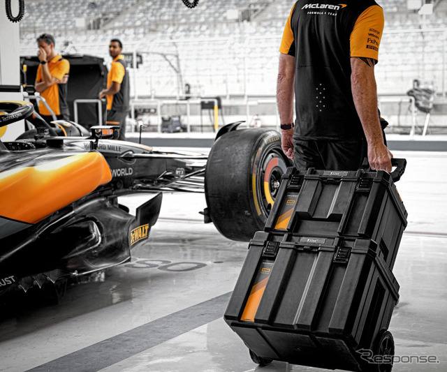 DEWALT×McLaren F1チーム TSTAKタワー