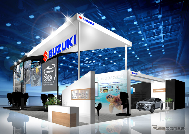 スズキのジャパンインターナショナルボートショー2025ブースイメージ