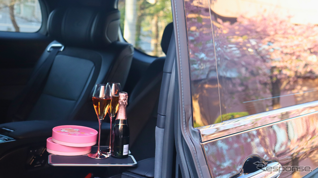 レクサス『LM』を使用した都内桜名所巡りプラン「SAKURA RIDE PLAN」