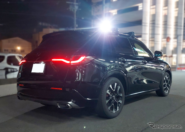 テイン・フレックスZ ホンダ・ZR-V装着例(ダウン量:フロント 35mmダウン / リア 40mmダウン)