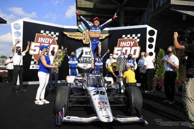 2020年、インディ500で優勝した佐藤琢磨