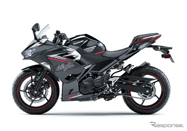 カワサキ Ninja400（メタリックスパークブラック×メタリックマグネティックダークグレー）