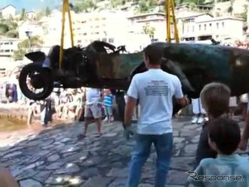 ［動画］水深57mからブガッティ---72年間放置された理由