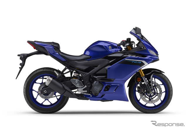 ヤマハ YZF-R3 ABS 2025年モデル(ディープパープリッシュブルーメタリックC)
