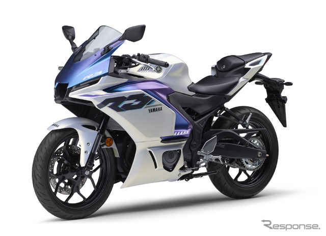 ヤマハ YZF-R3 ABS 2025年モデル(マットイエローイッシュホワイトパール1)