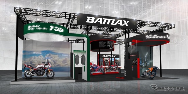 ブリヂストンは「断トツ性能」BATTLAXや見て・触れて体感できる展示、トークショー・イベントを展開…東京モーターサイクルショー