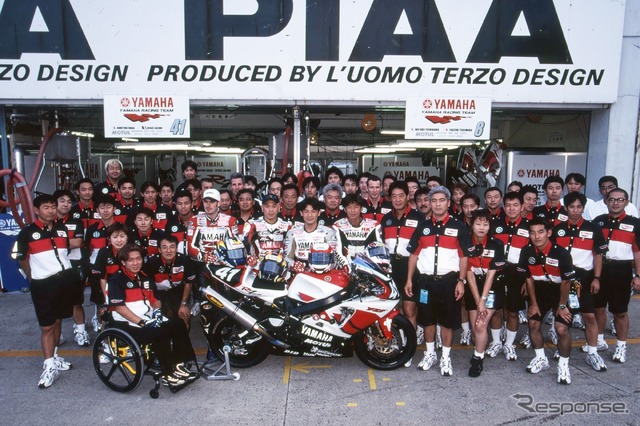 ウェアの元デザインとなった1999年の鈴鹿8耐