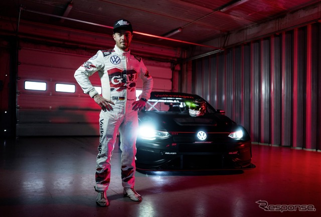 ベンジャミン・ロイヒター選手と「Golf GTI Clubsport 24h」
