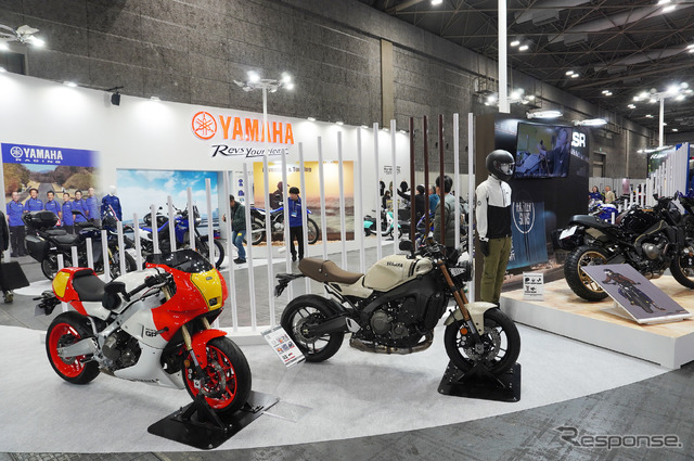 ヤマハ XSRシリーズの展示(大阪モーターサイクルショー2025)