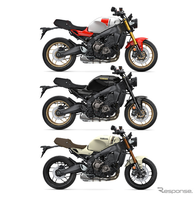 ヤマハ XSR900 2025年モデルの3色