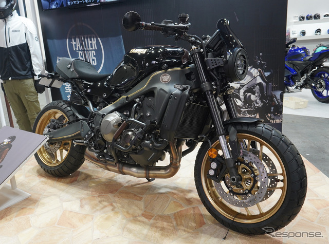 ヤマハ XSR900 2025年モデル(ブラックメタリックX)のカスタマイズコンセプト(大阪モーターサイクルショー2025)