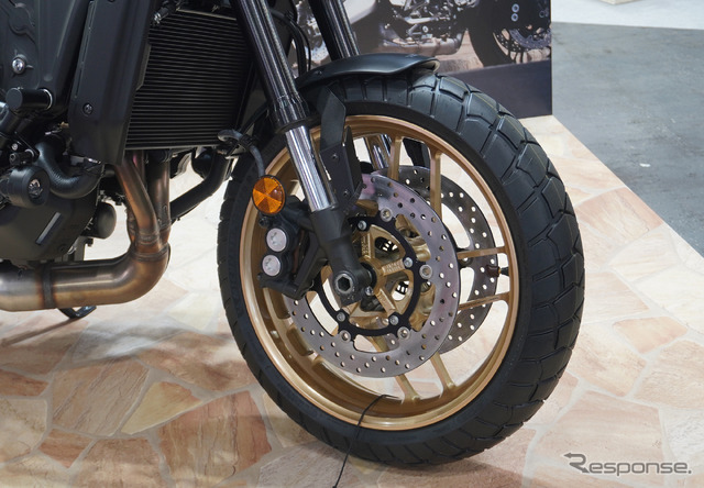 ヤマハ XSR900 2025年モデル(ブラックメタリックX)のカスタマイズコンセプト(大阪モーターサイクルショー2025)