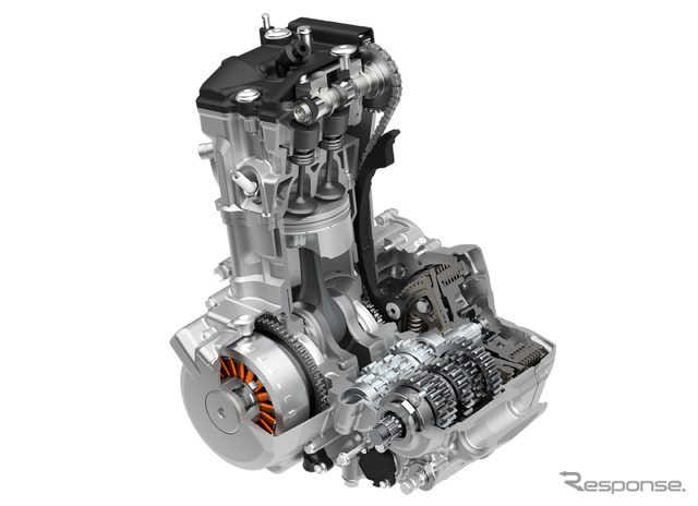 スズキ DR-Z4S/SMの400ccエンジン