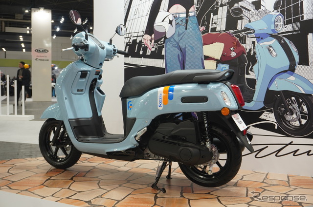 ヤマハがサプライズ公開した125ccスクーター『Fazzio(ファッジオ)』(大阪モーターサイクルショー2025)