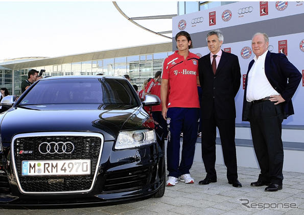 アウディ、サッカーFCバイエルンの全選手に新車プレゼント
