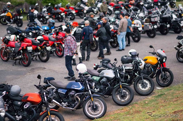 「モト・グッツィ」のファンイベント「MOTO GUZZI EAGLE DAY JAPAN 」2024年の様子