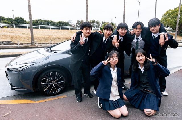 “卒業ドライブ”の様子