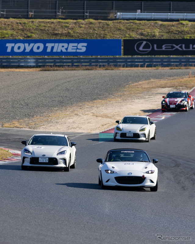 トーヨータイヤが参加型サーキット走行イベント「プロクセス・ドライビングプレジャー」を開催（写真は2024年開催時）