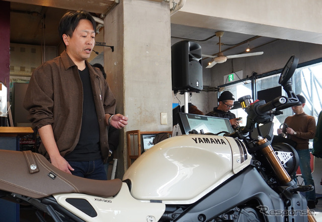 新型XSR900のプロジェクトリーダー 橋本直親さん