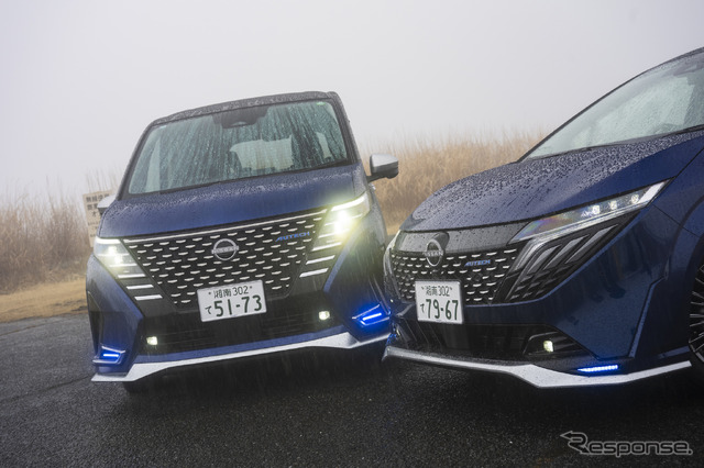 セレナ AUTECH SPORTS SPEC(左)オーラ AUTECH SPORTS SPEC(右)