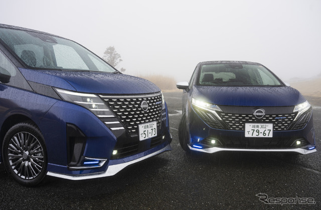 セレナ AUTECH SPORTS SPEC(左)オーラ AUTECH SPORTS SPEC(右)