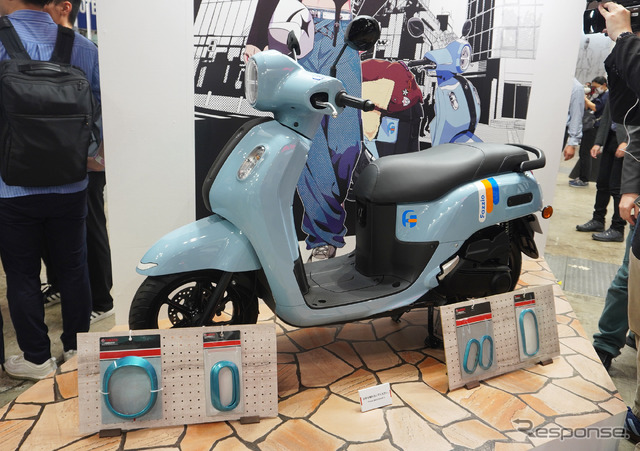 カスタマイズパーツも公開されたヤマハ『Fazzio(ファッジオ)』(東京モーターサイクルショー2025)