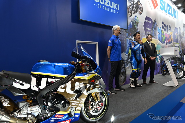 チームスズキCNチャレンジが2年目の鈴鹿8耐参戦を発表(東京モーターサイクルショー2025)