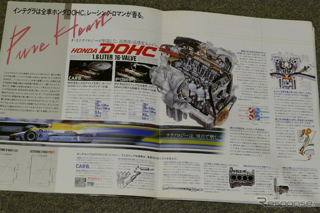 初代ホンダ クイント・インテグラ(当時のカタログ)