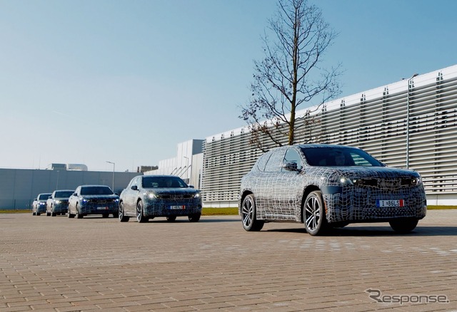 BMW『iX3』の試作車を生産開始